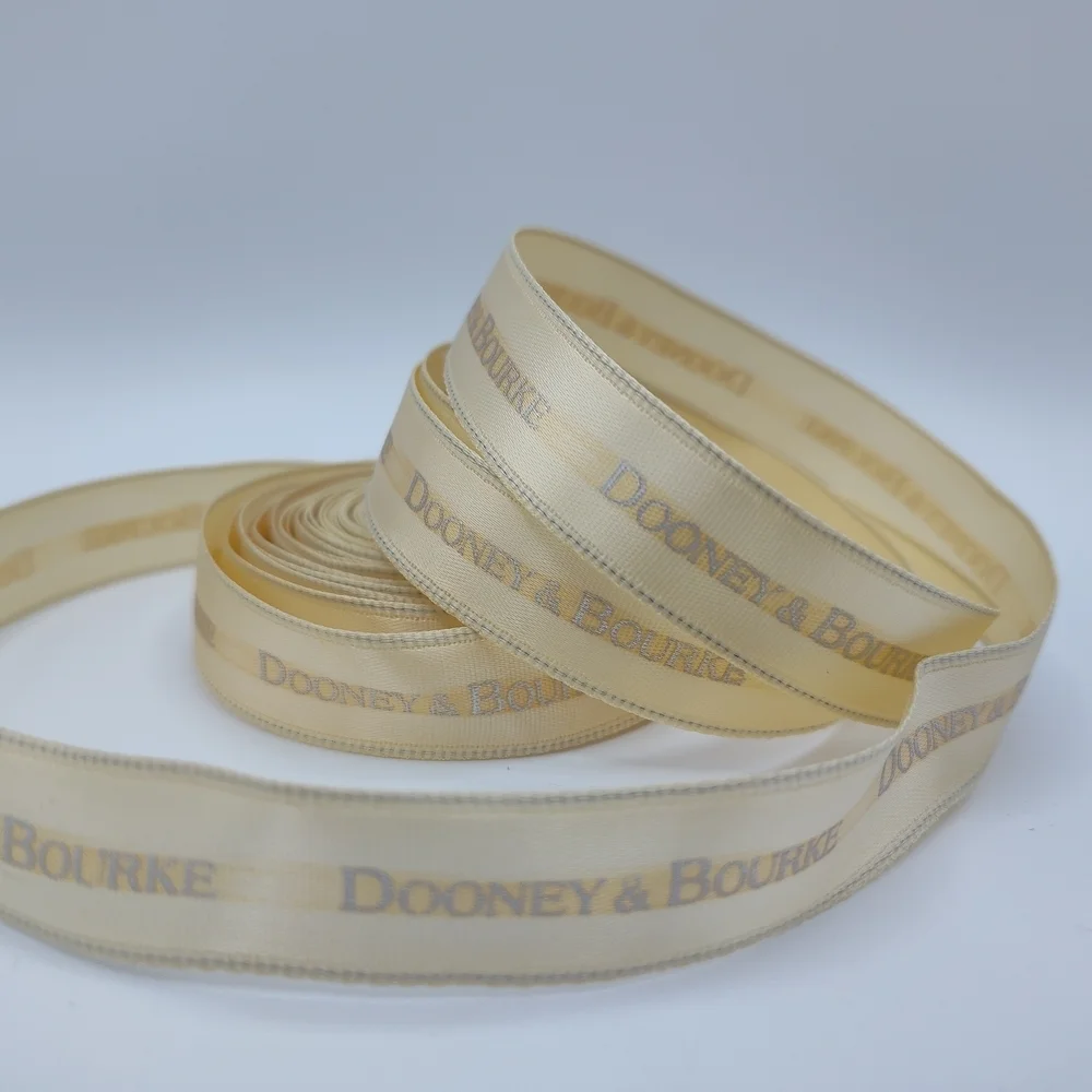 Dooney & Bourke Wired Satin Ribbon Two (2) Yards 5/8